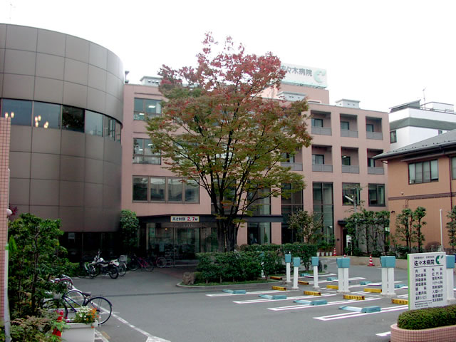 佐々木病院の駐車場